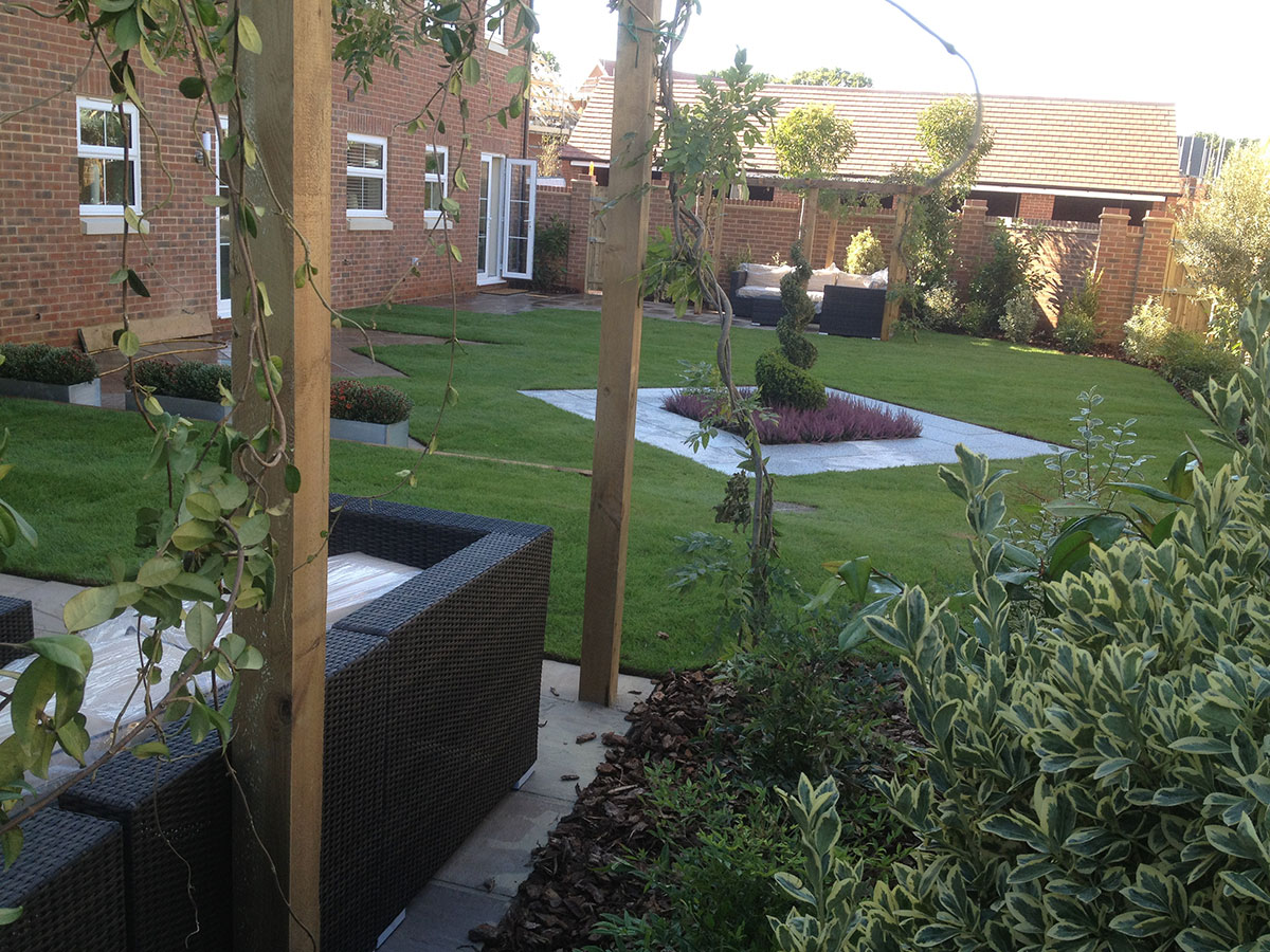 Showhome landscaping for new build developments